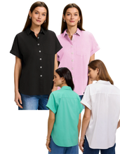 Load image into Gallery viewer, FOXCROFT Abigail Short Sleeves