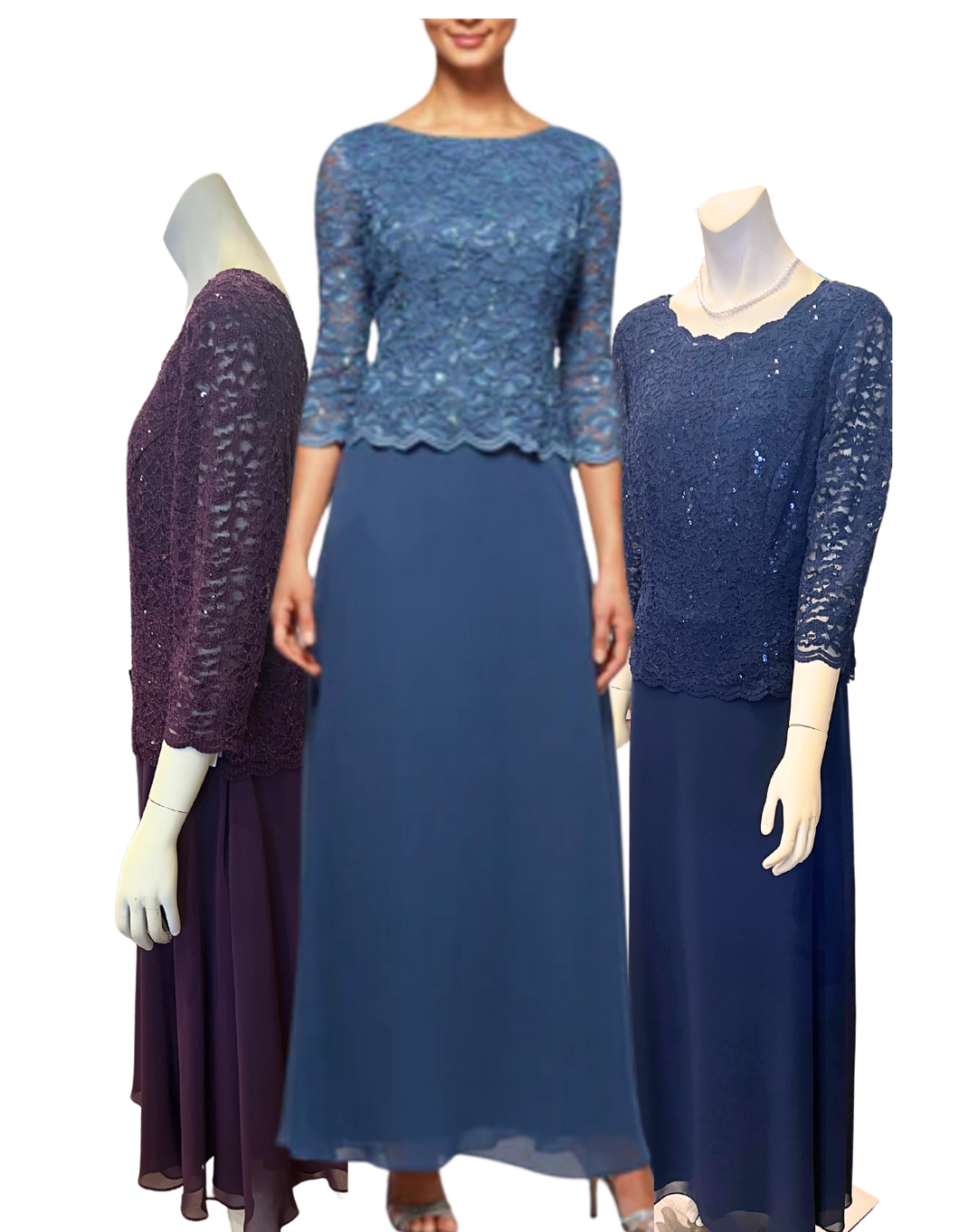 ALEX EVENING Chiffon Gown