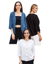 Load image into Gallery viewer, DUNES Santa Blouse
