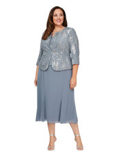 Load image into Gallery viewer, ALEX EVENING Sequin Jacket Dress
