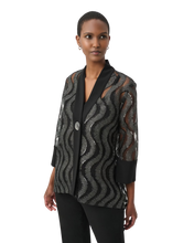 Load image into Gallery viewer, JOSEPH RIBKOFF  Sequin Embroidered Swing Jacket
