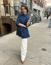 Load image into Gallery viewer, URBAN ALEMBIKA Myles Popover Denim Shirt

