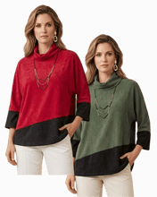 Load image into Gallery viewer, PURE ESSENCE - Cowl Neck Top
