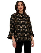 Load image into Gallery viewer, FRANK LYMAN Gold and Black Jacket
