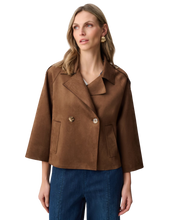 Load image into Gallery viewer, JOSEPH RIBKOFF  Suede Boxy Jacket
