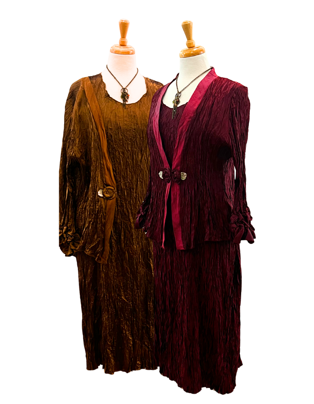 LEE ANDERSEN Pomp Bolero & Crush Sleeveless Dress