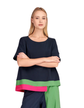 Load image into Gallery viewer, URBAN ALEMBIKA Navy Top
