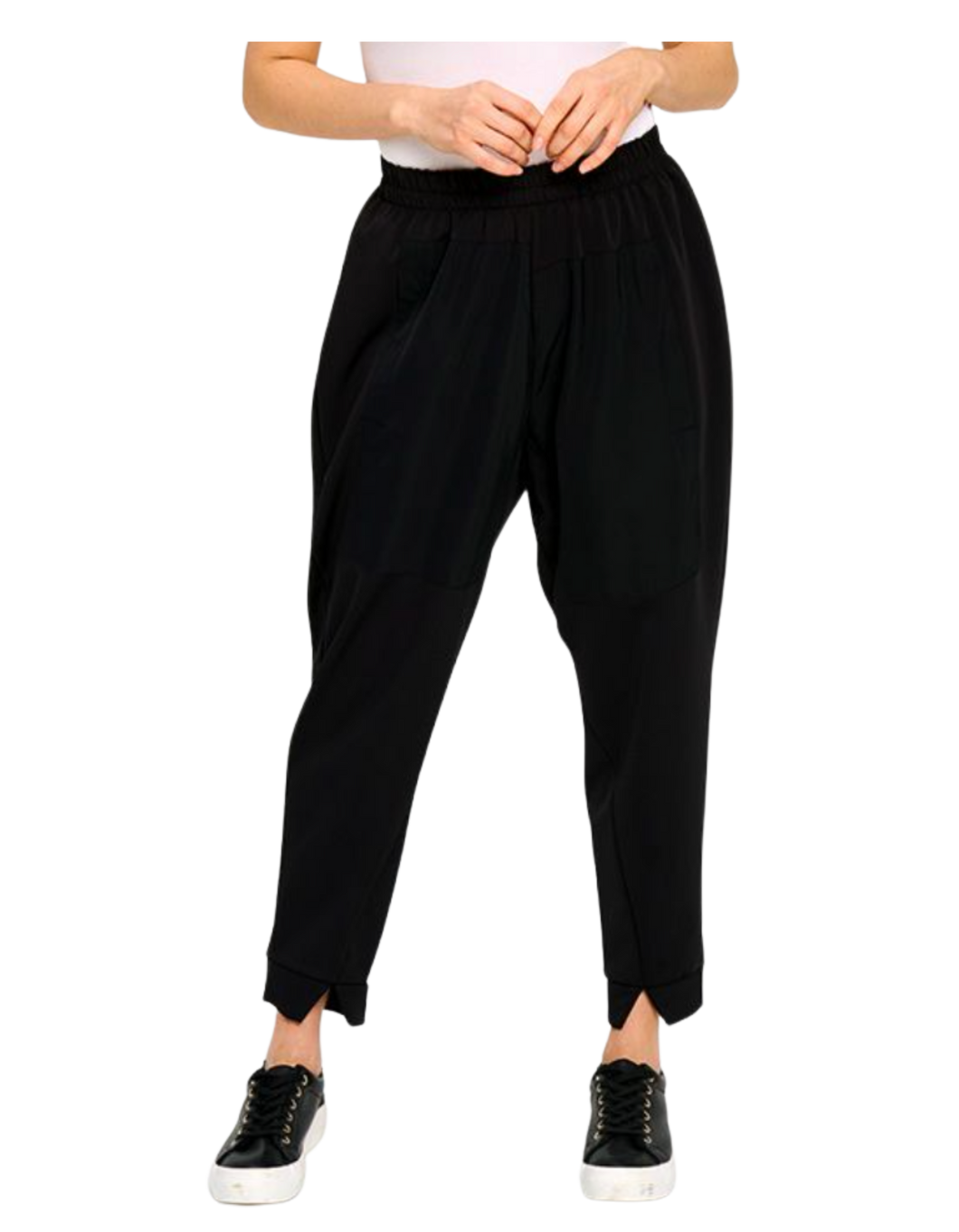 RED CORAL Slit Front Pull-On Pant