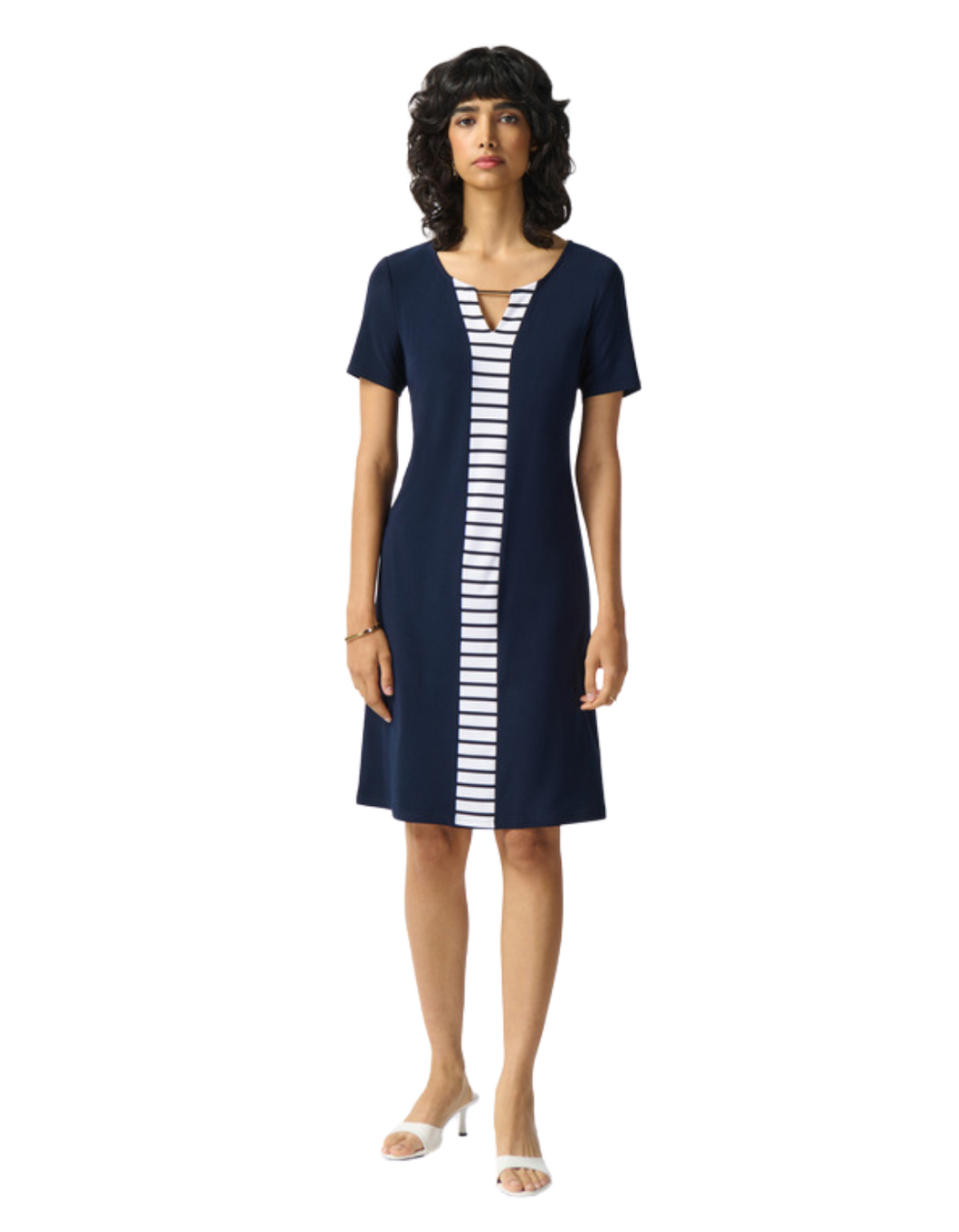 JOSEPH RIBKOFF  Striped Panel Dress