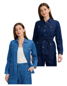 FOXCROFT Stella Belted Jacket