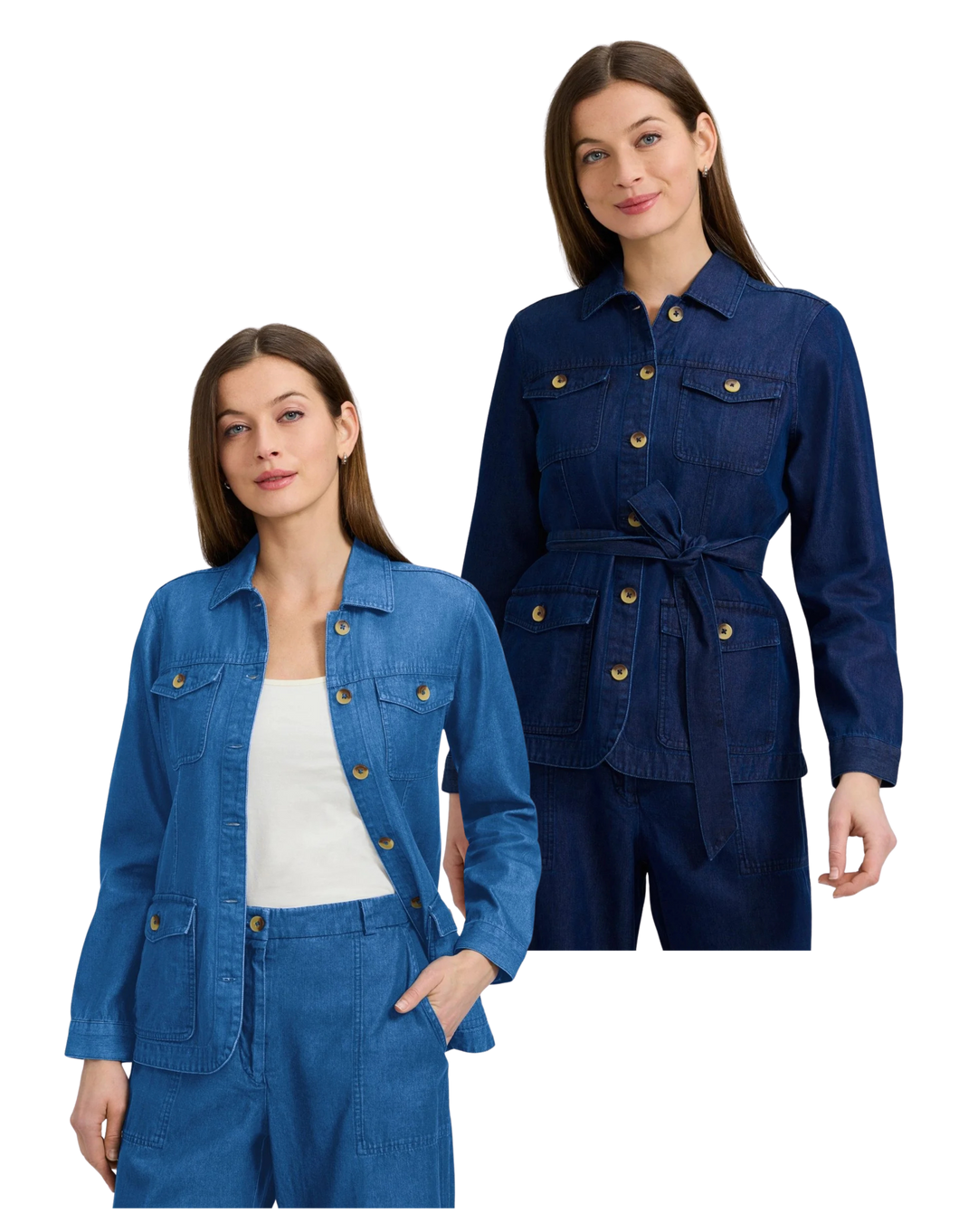 FOXCROFT Stella Belted Jacket