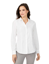 Load image into Gallery viewer, FOXCROFT DIANNA Non-Iron Pinpoint Shirt with Darts
