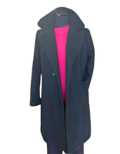 Load image into Gallery viewer, BARBABA LEBEK Navy Blue Double Breasted Coat
