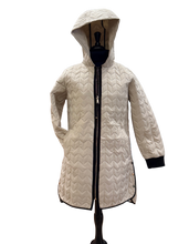 Load image into Gallery viewer, NIKKI JONES Quilted Coat with Hood
