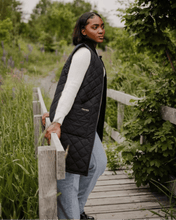 Load image into Gallery viewer, MERNINI RAINCOAT - Long Liner/Vest - Black
