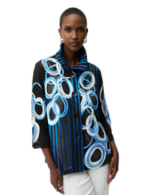 Load image into Gallery viewer, JOSEPH RIBKOFF  Black/Multi Design Jacket
