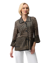 Load image into Gallery viewer, JOSEPH RIBKOFF Black and Champagne Jacket
