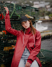 Load image into Gallery viewer, MERNINI RAINCOAT - Petite Merlot - 42" length
