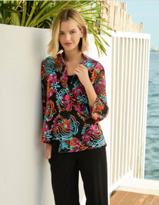 FRANK LYMAN Floral Embroidery