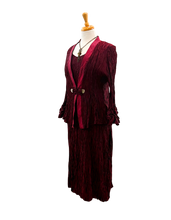 Load image into Gallery viewer, LEE ANDERSEN Pomp Bolero &amp; Crush Sleeveless Dress

