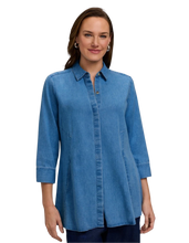 Load image into Gallery viewer, FOXCROFT Cici Denim Tunic
