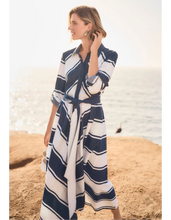 Load image into Gallery viewer, JOSEPH RIBKOFF  Casual Striped Maxi Dress
