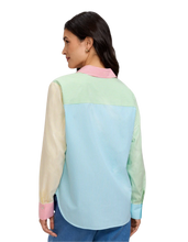 Load image into Gallery viewer, FOXCROFT Meghan No Iron Pinpoint Mixed Stripes Shirt
