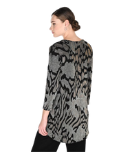 Load image into Gallery viewer, JOSEPH RIBKOFF  Chic Animal-print Pullover
