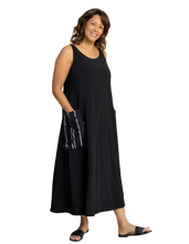 Load image into Gallery viewer, SYMPLI Flare Dress Cecily Black
