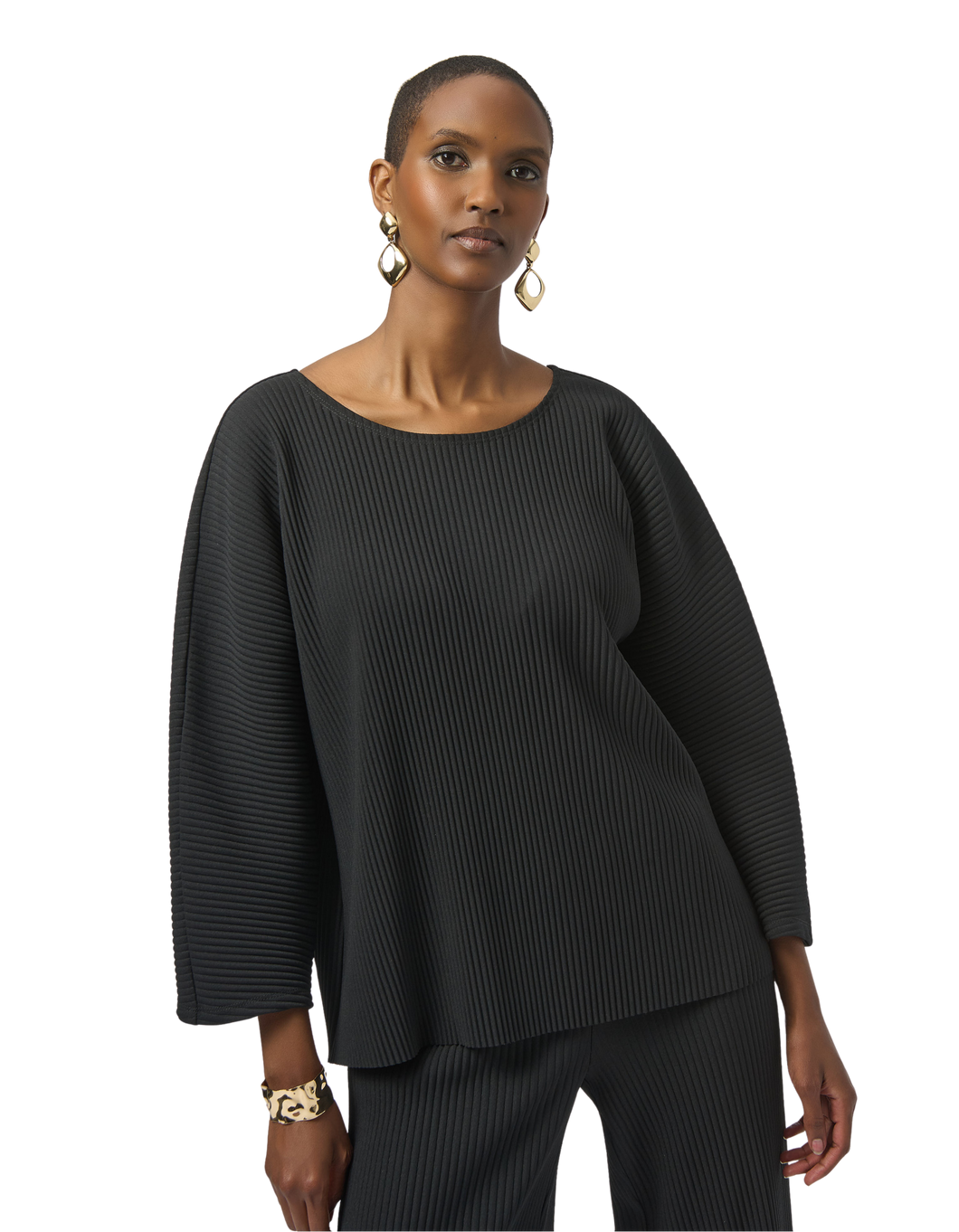 JOSEPH RIBKOFF Structured Pleat Top
