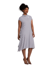 Load image into Gallery viewer, SYMPLI  Flounce Funnel Neck Dress Print D
