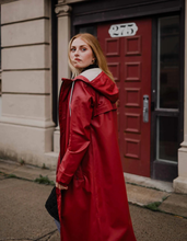 Load image into Gallery viewer, MERNINI RAINCOAT - Petite Merlot - 42" length
