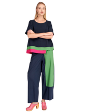 Load image into Gallery viewer, URBAN ALEMBIKA Navy Top
