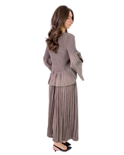 Load image into Gallery viewer, JOSEPH RIBKOFF  Crew Neck Pullover With Flare-sleeves and Pants
