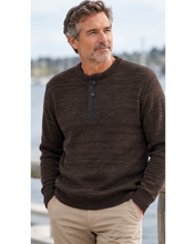 Load image into Gallery viewer, POLLEN Placket Sweater - A great sweater. A practical gift. One he’ll actually wear.
