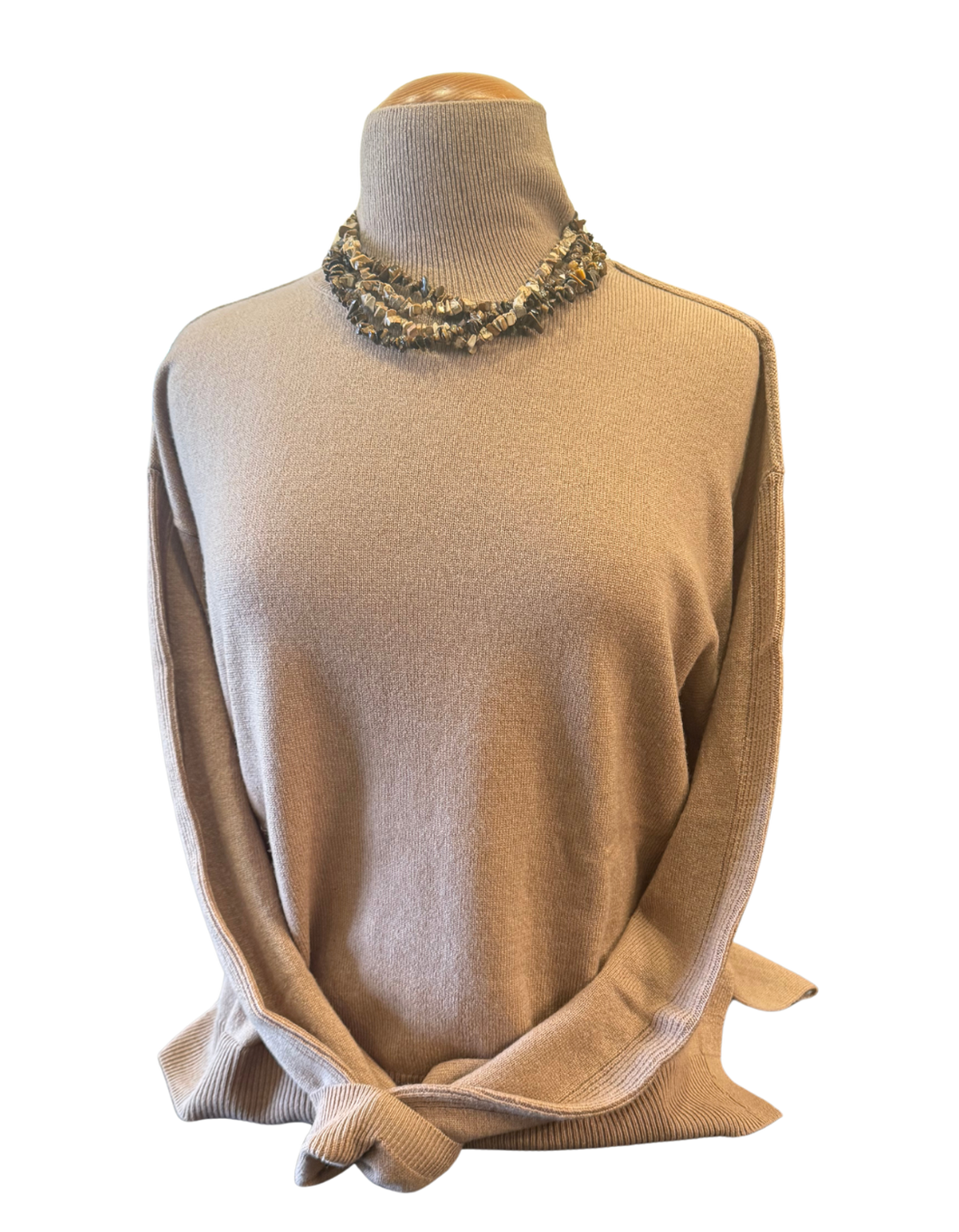 VAN KUKIL (Belgium) Turtle Neck Cashmere Sweater