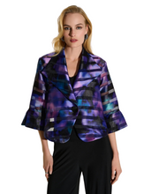 Load image into Gallery viewer, JOSEPH RIBKOFF Shawl Collar Abstract jacket
