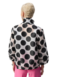 JOSEPH RIBKOFF POLKA DOTS JACKET