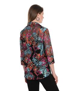 FRANK LYMAN Floral Embroidery