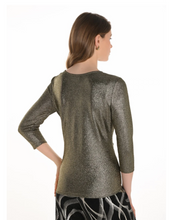 Load image into Gallery viewer, FRANK LYMAN Gold Shiny Top

