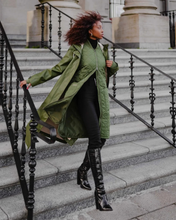 Load image into Gallery viewer, MERNINI RAINCOAT - Long Liner/Vest - Olive
