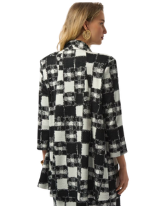 JOSEPH RIBKOFF Plaid Blazer