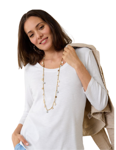 TOMMY BAHAMA Ashby Rib ¾-Sleeve T-Shirt