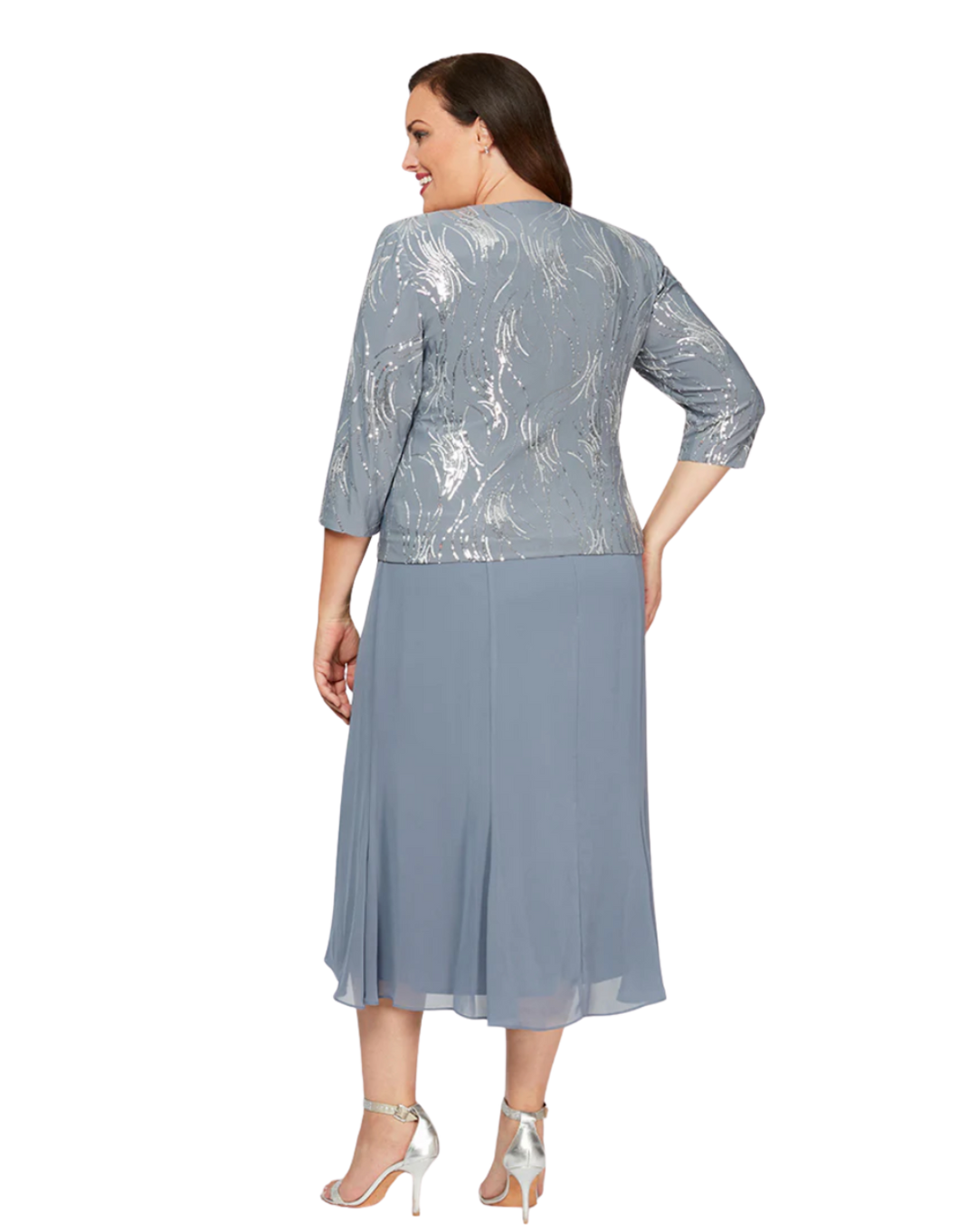 ALEX EVENING Sequin Jacket Dress