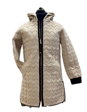 Load image into Gallery viewer, NIKKI JONES Quilted Coat with Hood
