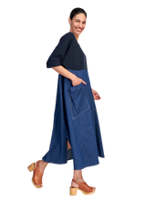 Load image into Gallery viewer, URBAN ALEMBIKA Amelia A-Line Dress Denim
