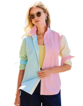 Load image into Gallery viewer, FOXCROFT Meghan No Iron Pinpoint Mixed Stripes Shirt
