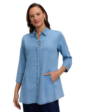 Load image into Gallery viewer, FOXCROFT Cici Denim Tunic
