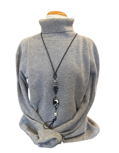 VAN KUKIL Turtle  (Belgium) Neck Cashmere Sweater 2