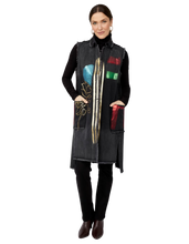 Load image into Gallery viewer, FRANK LYMAN Bohemian Flair Long Vest
